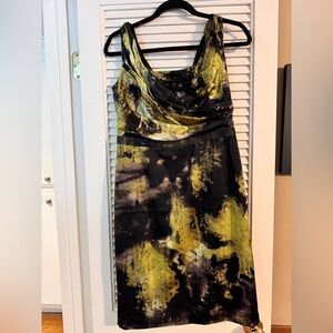 ELIE TAHARI SILK SLEEVELESS DRESS